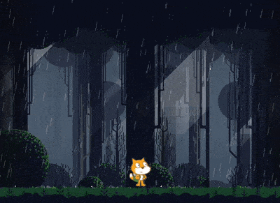 WIP rain a scrolling platformer