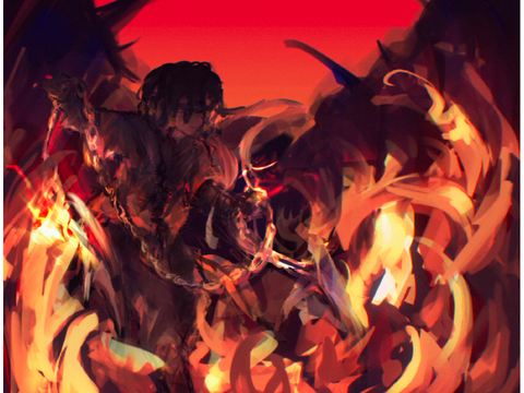when I have to mog my old flamefrags artwork bc im bored