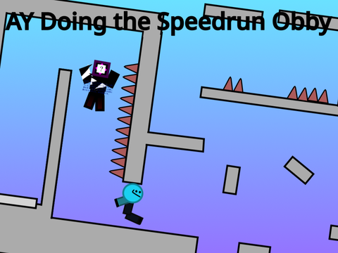 (AY) Doing the Speedrun Obby (2/10)