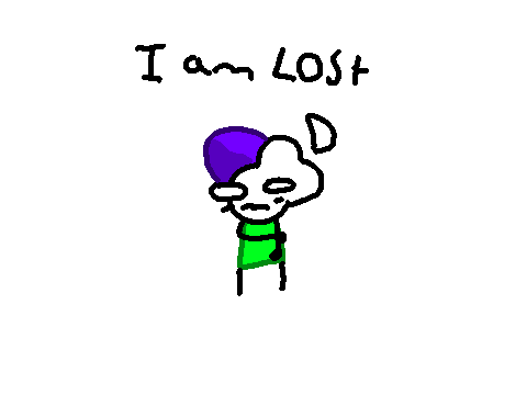 i am lost