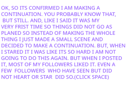 I am making a continuation