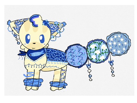Blue vines