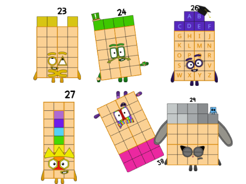 numberblocks band but it's my old fanmade twenties