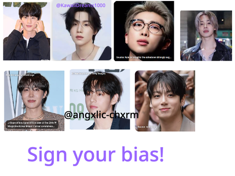 Remix and Sign your BTS bias! remix