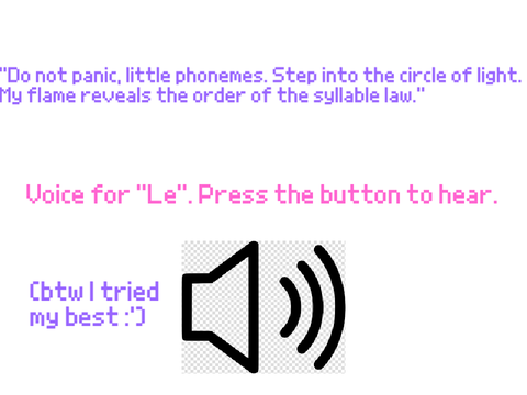 voice acting for "le" [WIP]