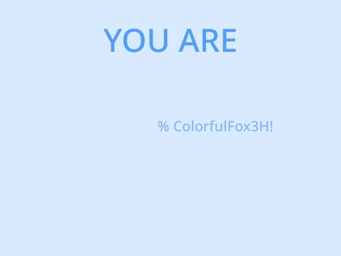 How ColorfulFox3H are you?
