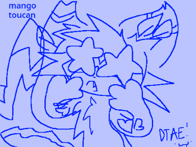 dtae yippe!! (mango toucan)