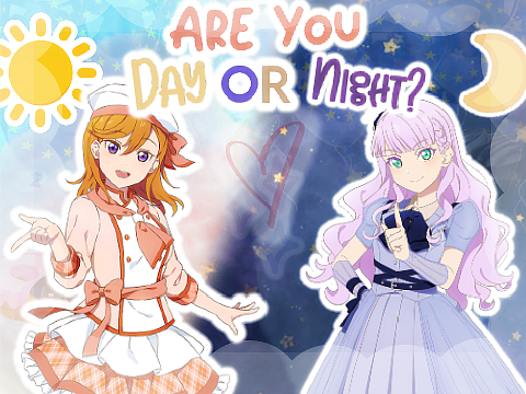 ˚⋆☼ Are You More DAY Or NIGHT? // Quiz! ☾⋆⁺