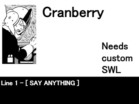 Cranberry voiceline