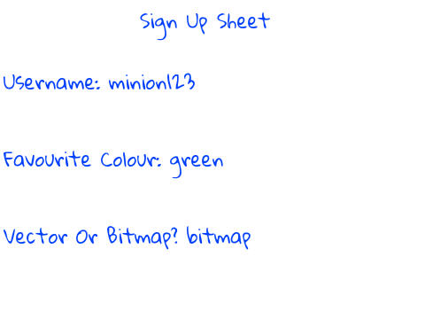 Multiplayer sign up sheet remix