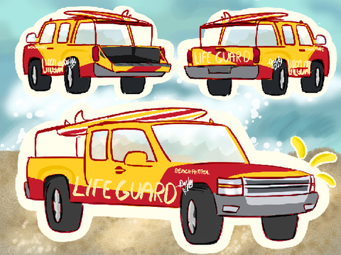 Lifeguard truck (shelly)