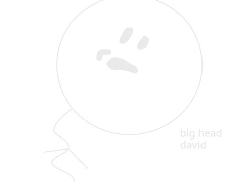 big head david
