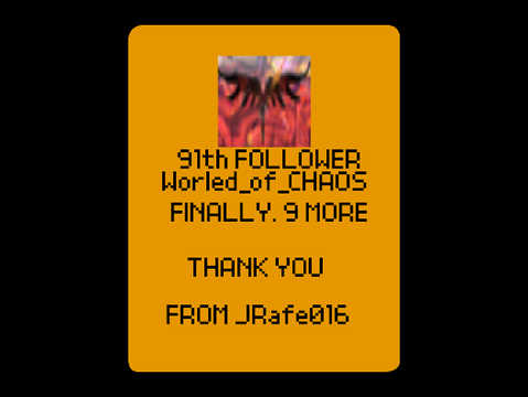 90 FOLLOWERS