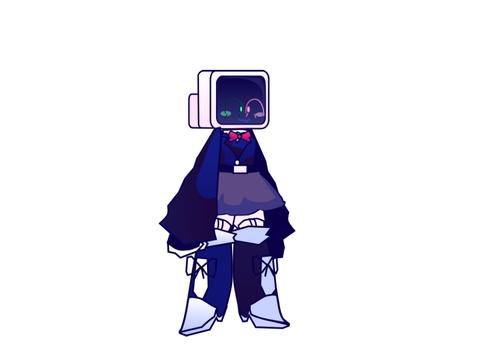 Um redesign mais brusco na minha OC!!