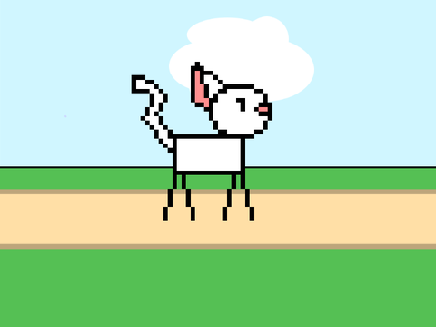 Walking cat