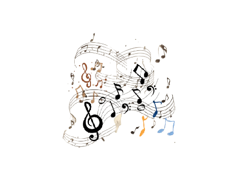 Messy music (logo)