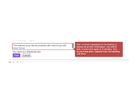 I'm muted for trying to make a shower thought 