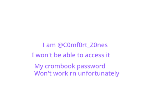 Comfort /fandom acc ^^