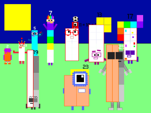 Numberblocks Band Retro Primes 