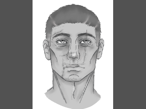 Gilbert (Grayscale Portrait)