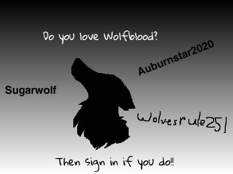 Sign in if your a fan of Wolfblood!! remix remix