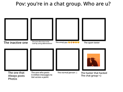 POV: u are in a chat group  remix