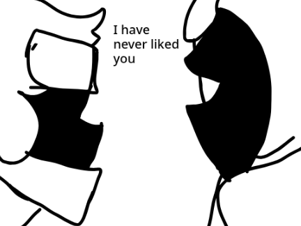 i'm not your pet. YellowKnight angst