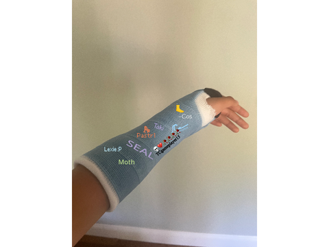 Virtually sign Cari’s cast!! remix remix remix remix remix remix remix remix remix