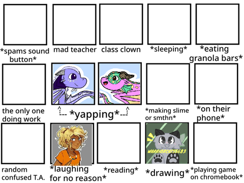 You're in class. Who are you? [Remix and add your pfp] remix remix remix