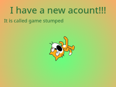 New Acount!!!!!!!!!!!!!!