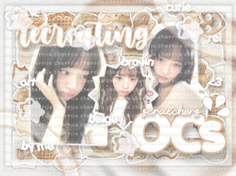 ୨୧ recreating ˢᶜʳᵃᵗᶜʰᵉʳˢ' O̲C̲s̲ ꒱