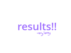 CC results! 