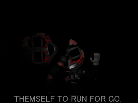 Themself to run for go.