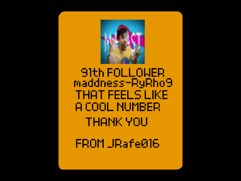 91 FOLLOWERS