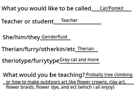 Alterhuman school join form yyayaya