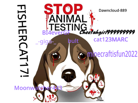 Sign to make animal testing stop remix remix remix 