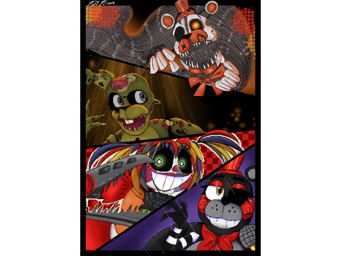 [Fnaf scrap animatronics] ART!!