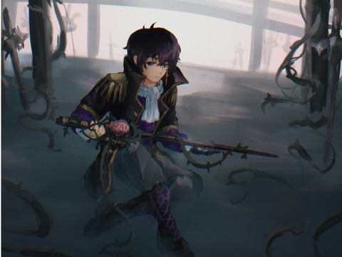 fluixon fanart i love purple antagonists