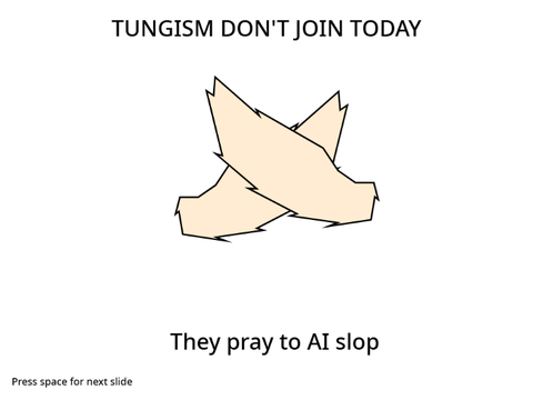 NO TUNGISM YO