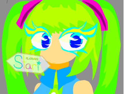 green miku