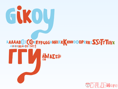 Oggy: The Next Generation Font [243]