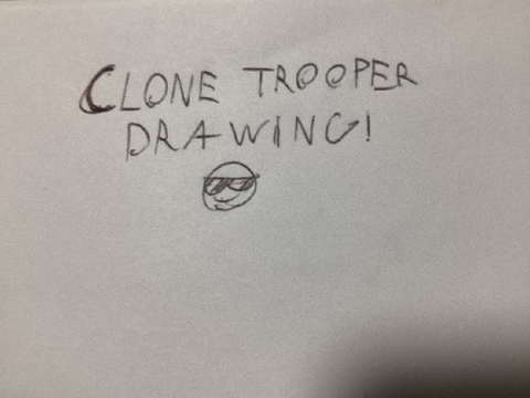 Clone Trooper Drawing!
