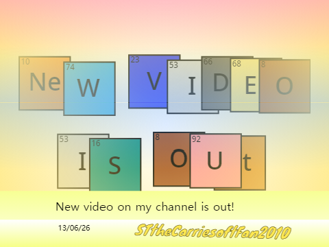 New video on my channel is out!