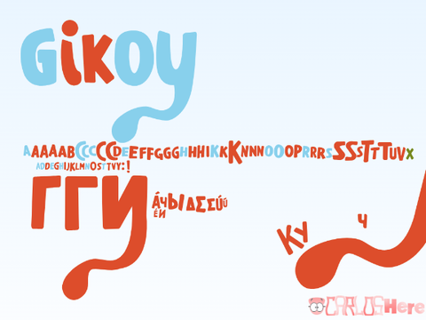 Oggy: The Next Generation Font [256]