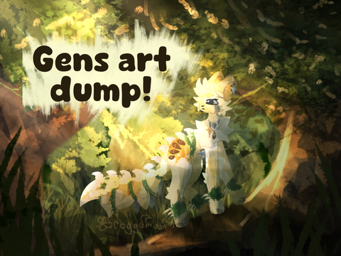 ⋆｡˚ ꕥ Gens art dump! ✧ ˚ ༘♡