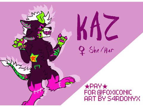 ★COMM★ Kaz!!! For @Foxiconic!  