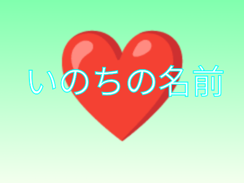 いのちの名前