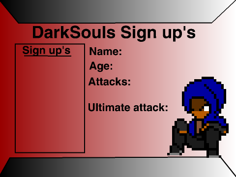 New series sign up's! CLOSED!