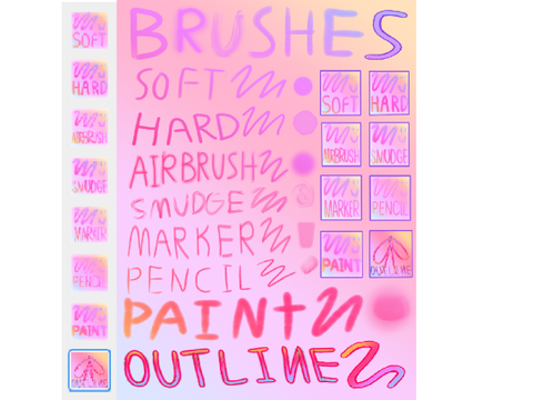 Custom brushes I made
