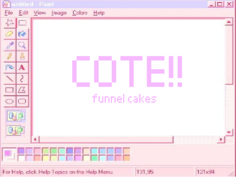 COTAE!! Funnel cakes!